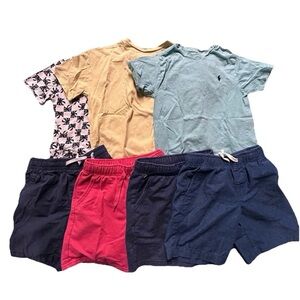 Boys Summer Clothing Gap Ralph Lauren Shorts T Shirt Size Medium (8)